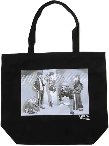 Amazon Radio Eva トートバッグ 第2弾 碇シンジ 綾波レイ アスカ マリ 渚カヲル エヴァンゲリオン シンエヴァ 限定 アニメ 萌えグッズ 通販