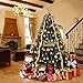 AMS 40ct Christmas Ball Plated Ornaments Tree Collection for Holiday Wedding Party Decoration(40ct Pearl, Rose Gold)