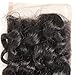 VRHOT 12 inch Lace Closure Deep Wave 4x4'' Free Part Lace Closure Brazilian Virgin Remy Human Hair 100% Unprocessed Natural Color Soft Silky Hair Products for Black Women 8''-20'' (12 inch)