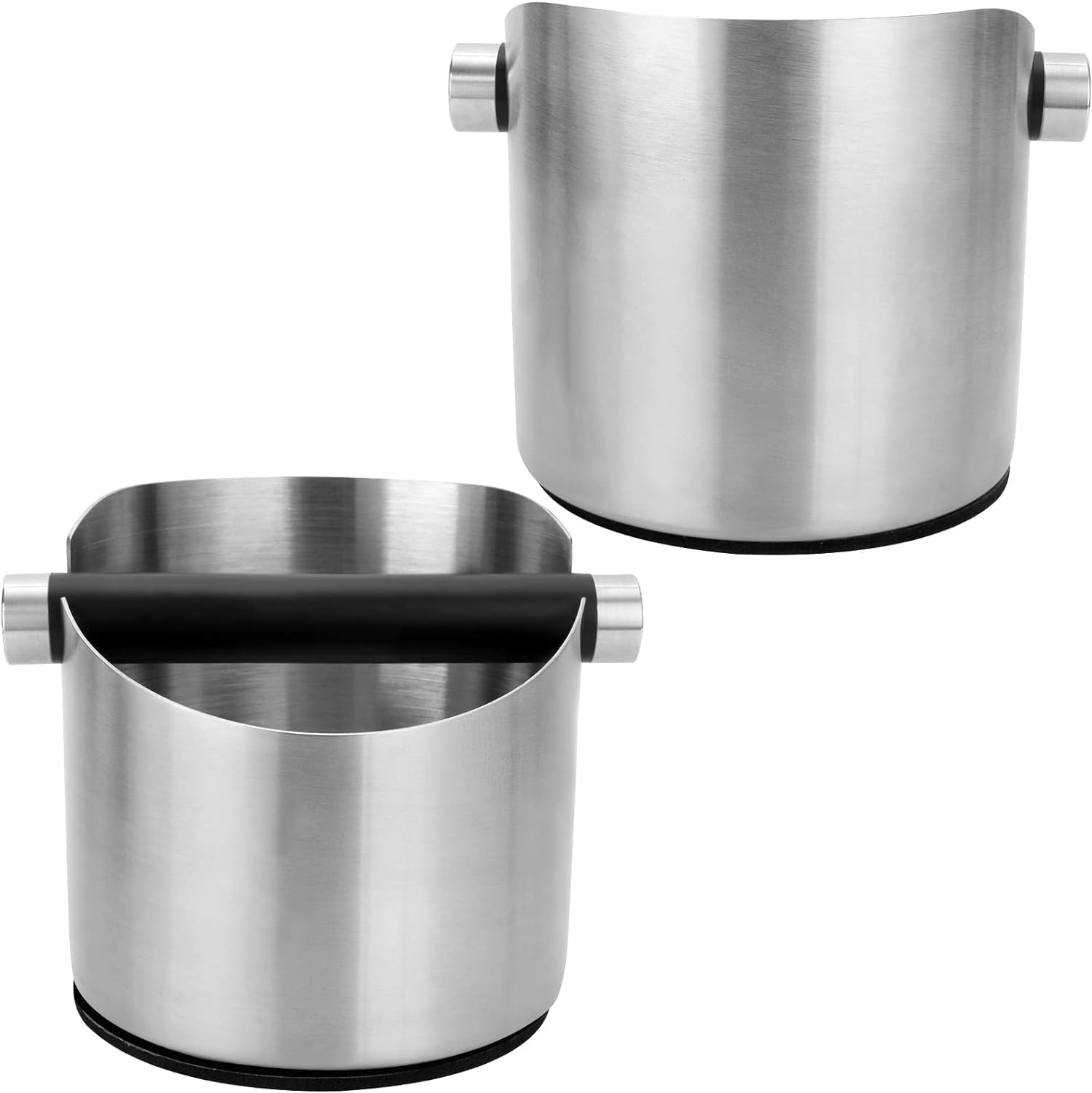 VIA CREMA Coffee Espresso Knock Box Stainless Steel Made, HIGH Quality