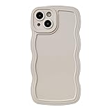Caseative for iPhone 13 Case, Solid Color Curly