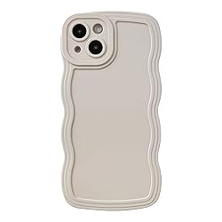 Caseative for iPhone 13 Case, Solid Color Curly