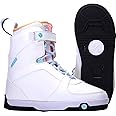 Hyperlite Aries Womens Wakeboard Bindings White/Black 8 (W)