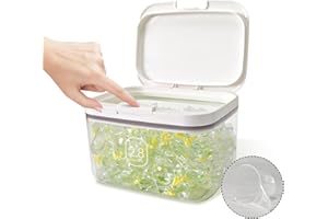 Laundry Pod Holder with Lid, Automatic Pop-Up Dispenser - Sealed Container Holds 115 Pods for Laundry & Dishwasher Organizati