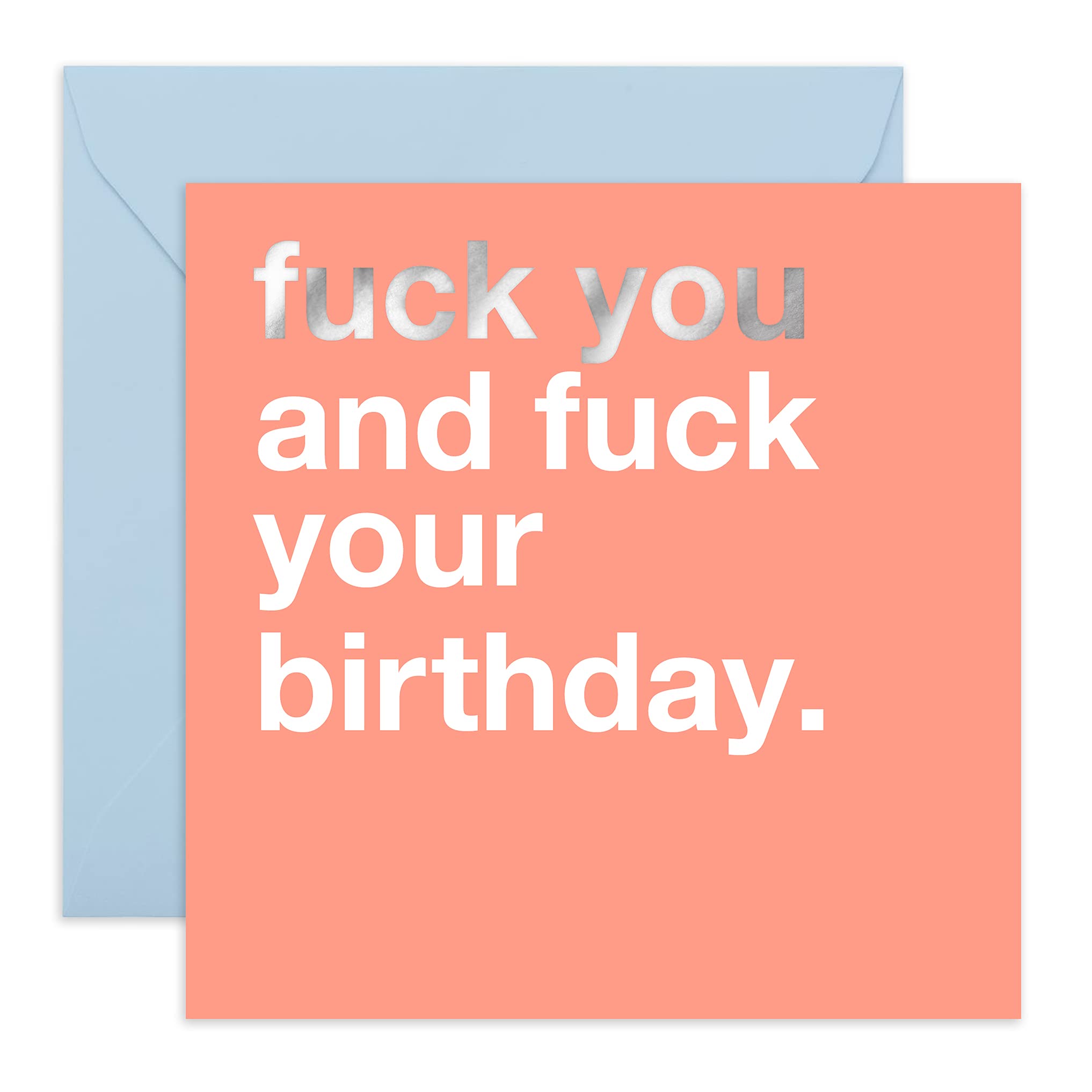 Central 23 - Rude Birthday Card – Funny Birthday Card for Him – Hilarious Card for Friends – Rude Joke - Adult Theme - Foiled Design - Comes with Fun Stickers