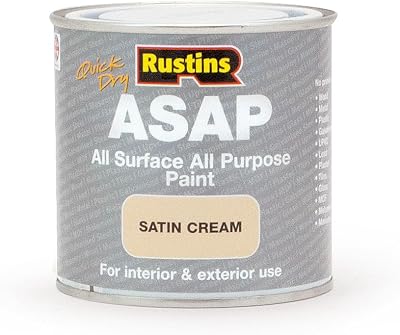 Rustins ASAP Paint Cream 250ml - Fast Drying Low Odor - Wood Metal