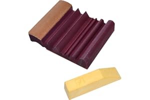 Flexcut Wood Carving Tools | Flexcut SlipStrop | Polish and Debur Cutting and Carving Tools For Razor Sharp Blade Edges | Includes Polishing Compound | PW12 | Made in the U.S.A.
