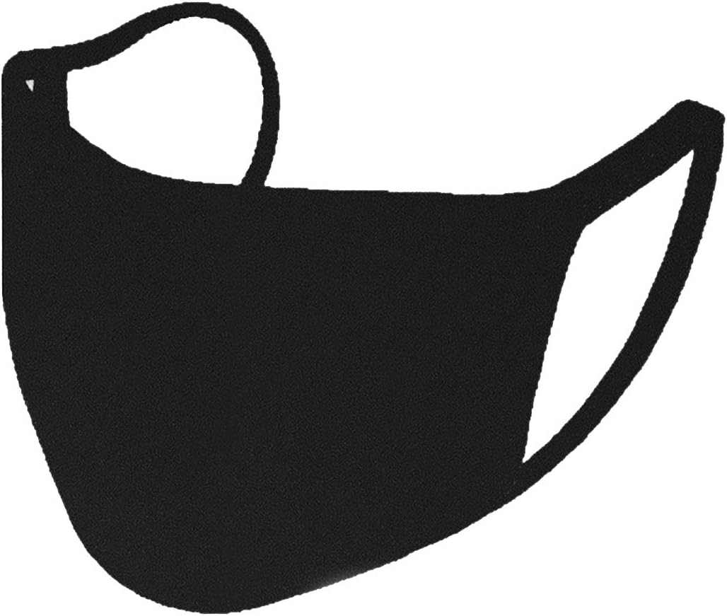 stylPro Reusable Cotton Face Masks - Black, FM3BL - Image 3