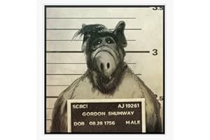HJ MEDIA MAGNET Alf Mugshot Magnetic Vinyl Sticker 5"