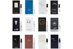 Vrears 12 Piece Mens Cologne Samples Sets Discovery Perfume Sampler Set for Men Designer Cologne Samples Set Travel Friendly Men's Fragrance Perfume Sampler Vials Collection