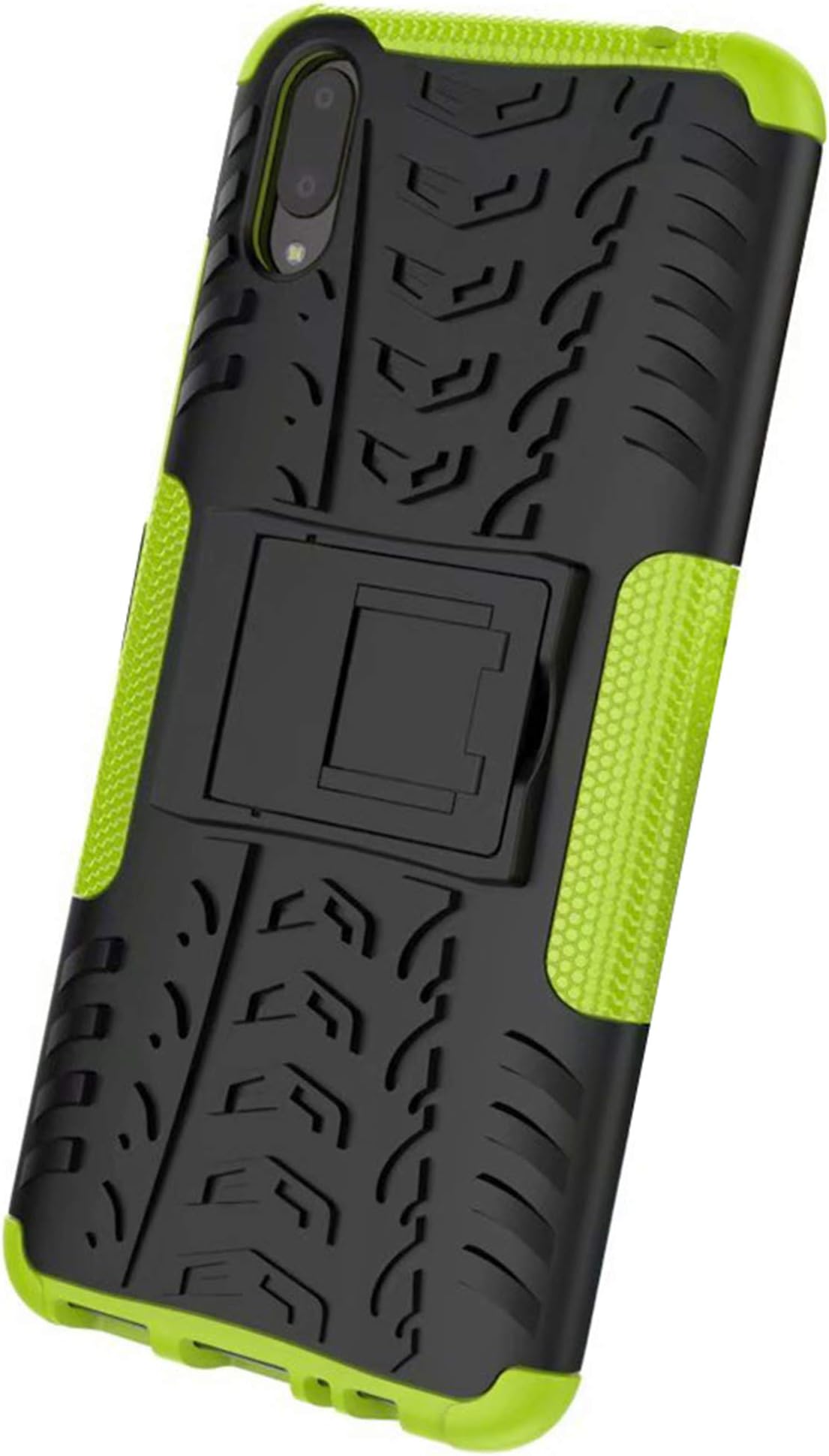 Heniya Vivo V11 Pro Case- Dual Layer Rugged Armor Shockproof Bumper Hard Back Case Cover for Vivo V11 Pro(Green)