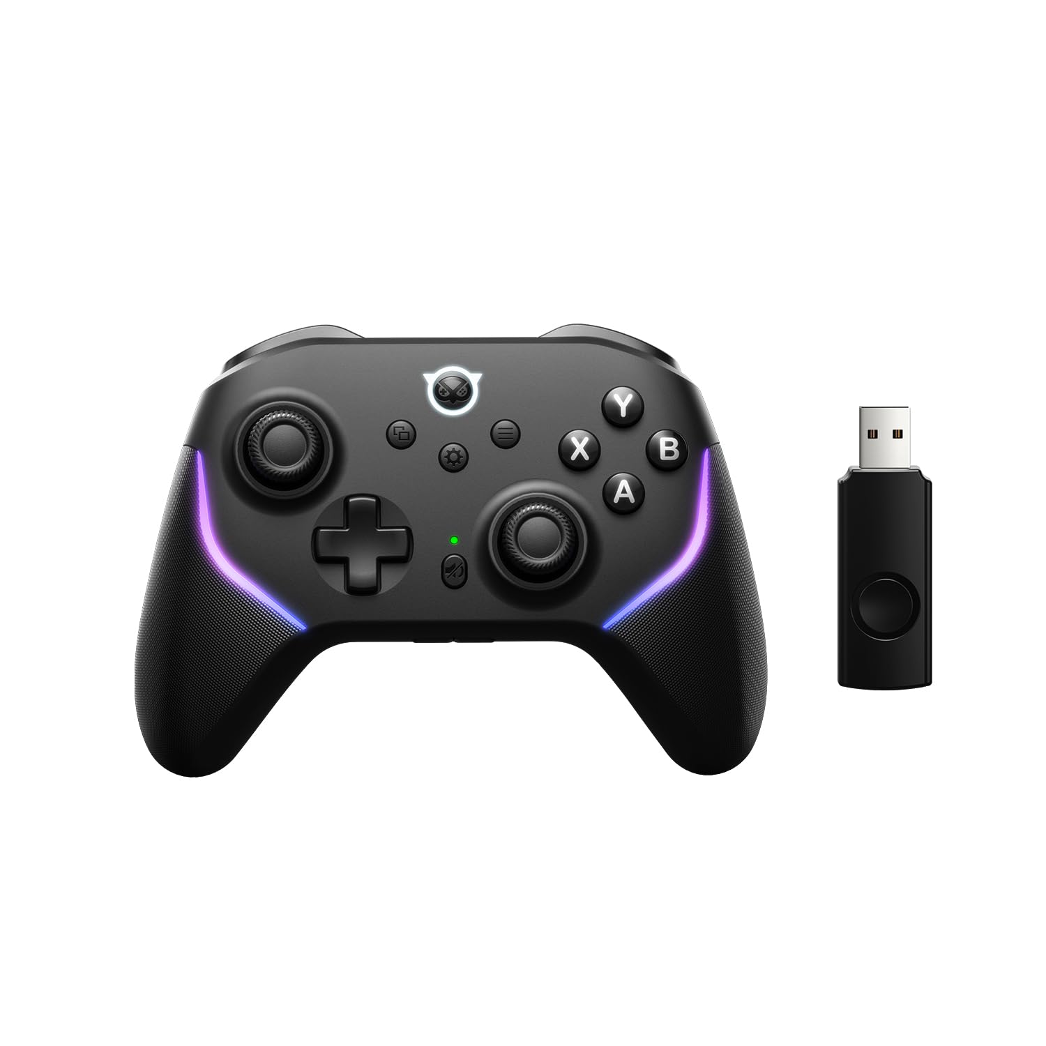 NYXI Imperial PC Gaming Controller with Adjustable Tension TMR Joysticks, Interchangeable Buttons for PC/Switch Layouts, 1000Hz Polling Rate, Dual-Mode Triggers, 1200mAh Battery&Dock-for PC/Switch/Android/TV (Dark)