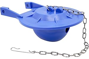 PLBD96003B EvertechPRO Toilet Flapper 3 Inch Fits TOTO - Universal Design Toilet Bowl Flapper with Long-Lasting Durability, Stainless Steel Chain, Leak-Free, Easy Installation