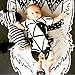 Baby Girls Boys Romper Jumpsuit Playsuit Bodysuit Outfits Clothes , White&Black, 18-24 Months