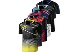 jeansian Men's Activewear T-Shirt Sport Tee Shirt Athletic Running Gym Workout Tshirt Golf Tennis Tops Quick Dry LSL449