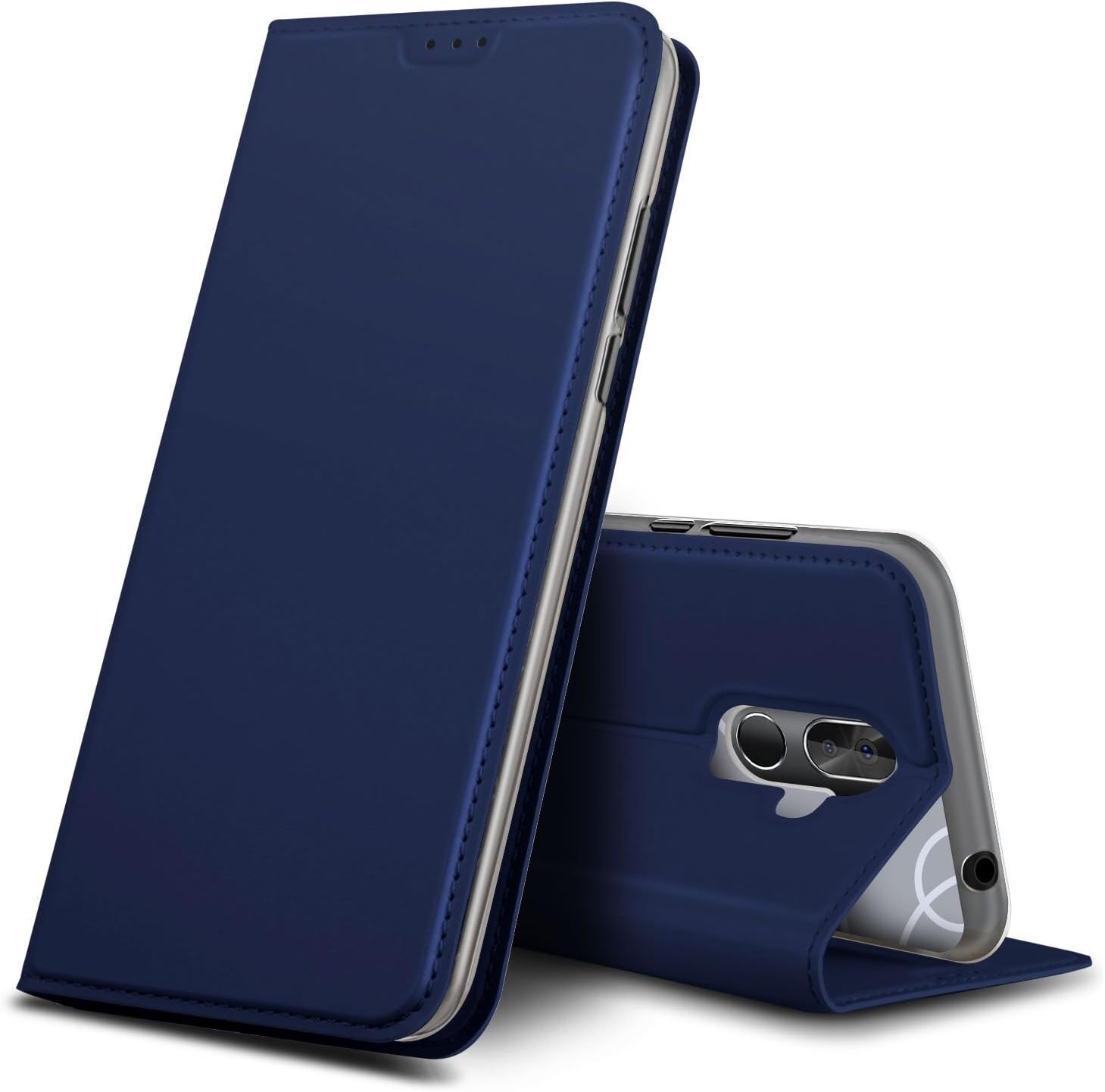 Geemai Cubot X18 Plus Case, Cubot X18 Plus Cover [Card Holder] [Magnetic Closure] Premium Leather Flip Wallet Case Cover for Cubot X18 Plus Smartphone, Blue