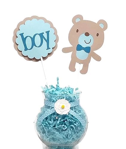 Amazon Com Baby Boy Teddy Bear Centerpiece Sticks Cake Toppers Baby Amazon Com Baby Boy Teddy Bear Centerpiece Sticks Cake Toppers Baby