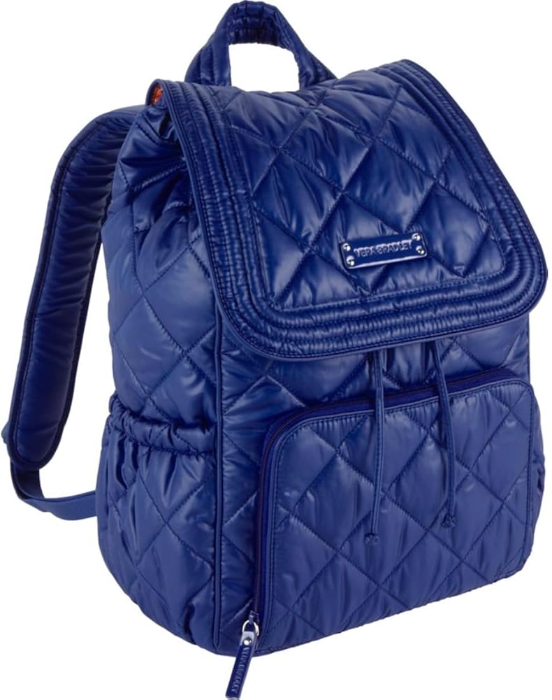 Vera Bradley Puffy Backpack (Lapis) Basic Multipurpose