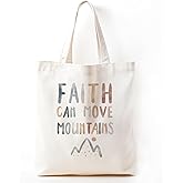 Zeghk Christian Tote Bag, Bible Bag, Bible Tote Bag, Bible Bags for Women, Baptism Gifts for Girl, Church Bag