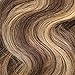Clip in Human Hair Brazilian Virgin Clip in Hair Extensions Body Wave 7pcs/set 100g #4/27 14inch