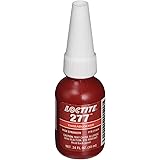 Loctite 277 442-21434 10ml High Strength Threadlocker, Red Color