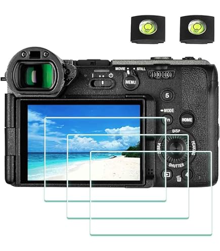 Pellicola In Vetro Temperato Per Sony FX30 – 5 Pezzi: 3 Per Lo Schermo + 2 Copri Hotshoe, Durezza 9H