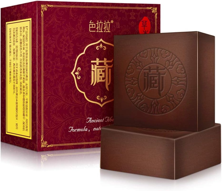Tibetan Formula Soap - Premium 10% Advanced Wash for Acne. Natural Fresh Scent. Fragrance Free. Acne, Body Odor, Dermatitis, Demodex, Itchy Skin, Skin Mites, Rosacea by ColorfulLaVie