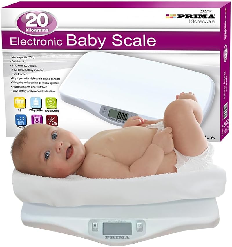 BARGAINS-GALORE 20Kg Digital Baby Scale for Infants & Pets, Accurate Weighing