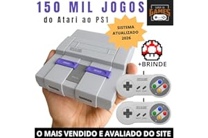 Mini Console Retro Super Nintendo com 150 mil jogos + 2 Controles Super 3D Games [video game] [video game]