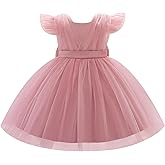 IBTOM CASTLE Baby Flower Girl Dress Princess Birthday Tulle Tutu Dresses Toddler Pageant Formal Dance Ball Gown
