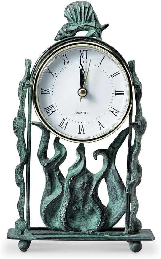 Amazon Com Octopus Table Clock Home Kitchen