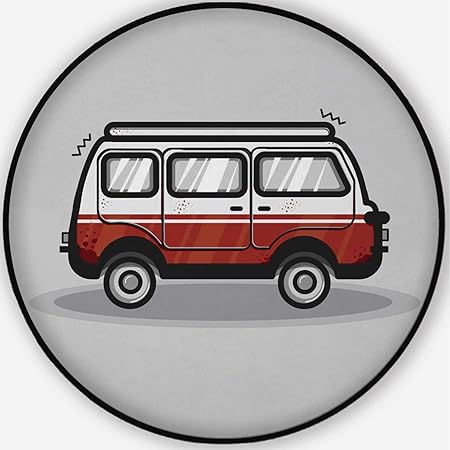 Amazon Com Aluoni Vintage Van Transportation Graphic Jeffcyb