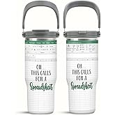 Accountant Gifts For Women, Men - Funny Spreadsheet, Excel Gifts For Accountant, CPA Nerd, Boss, Coworkers - Accounting Gift - Oh This Calls For A Spreadsheet 30oz Stainless Steel Tumbler With Handle