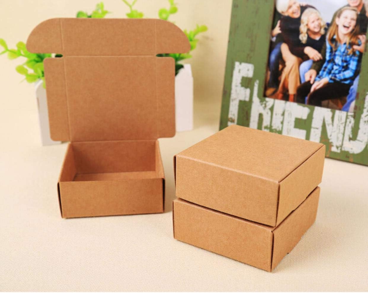 CTOBB - Caja de Papel de Regalo de cartón, 100 Unidades: Amazon.es: Hogar