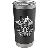 Lamb of God Skeletal Eagle Stainless Steel Insulated Tumbler