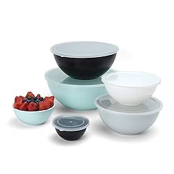 COOK WITH COLOR Mixing Bowls with Lids - 12 Piece