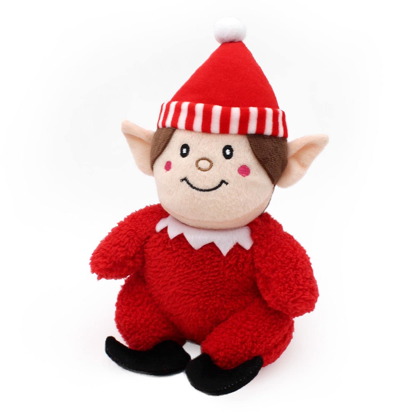 ZippyPaws Holiday Cheeky Chumz - Red Elf