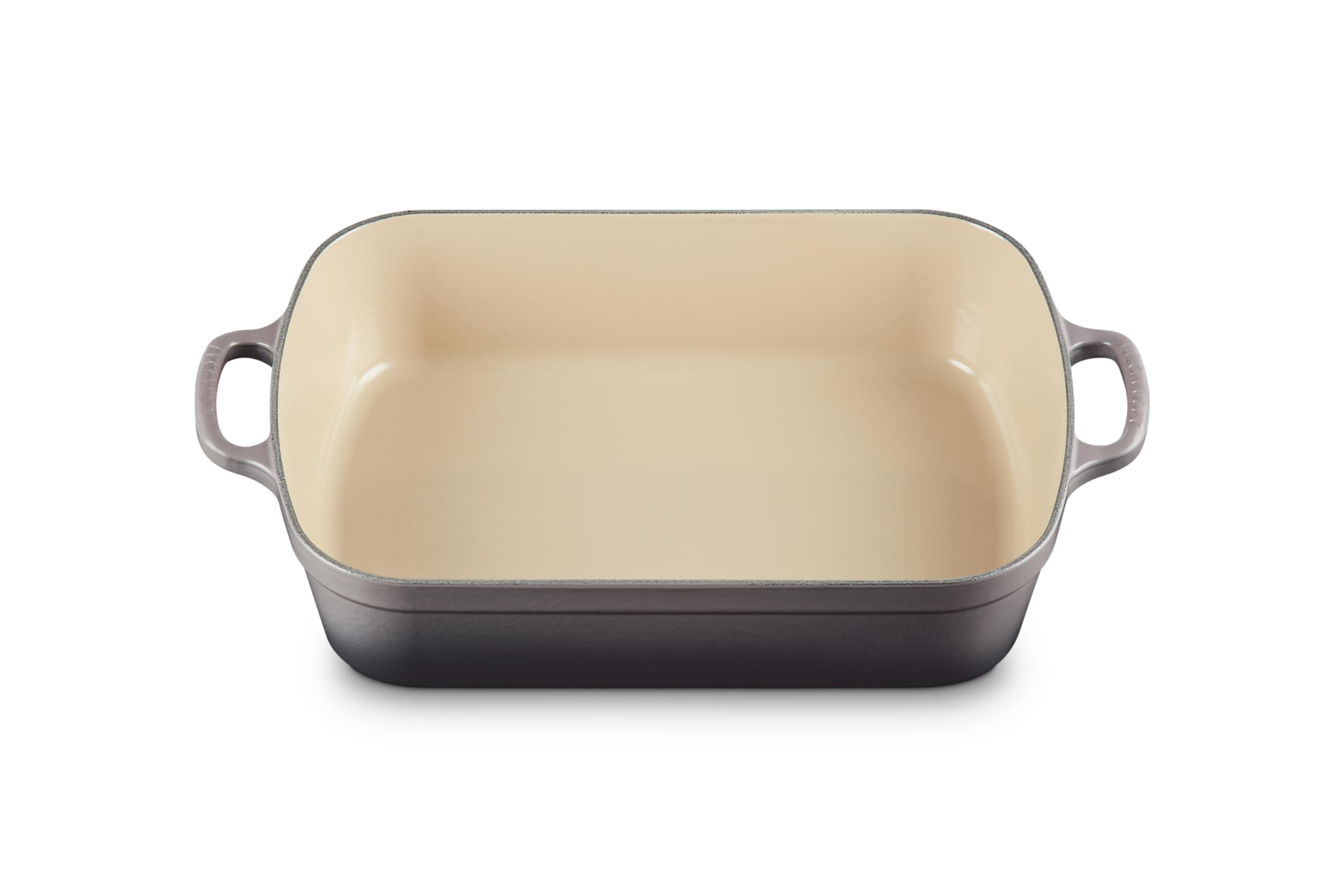 Photo 1 of Le Creuset Enameled Cast Iron Signature Rectangular Roaster, 5.25 qt. (9.8" x 13"), Oyster