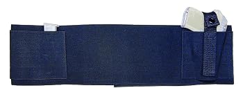 Belly Band with 2 Mag Pouches Black by PS Products