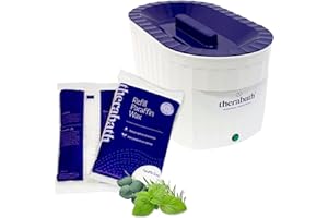 Therabath Professional Thermotherapy TB6 Paraffin Wax Bath - Helps Relieve Arthritis & Muscle Stiffness - Heat Therapy for Hands, Feet, Face & Body - Made in USA - 6 lb. Eucalyptus Rosemary Mint