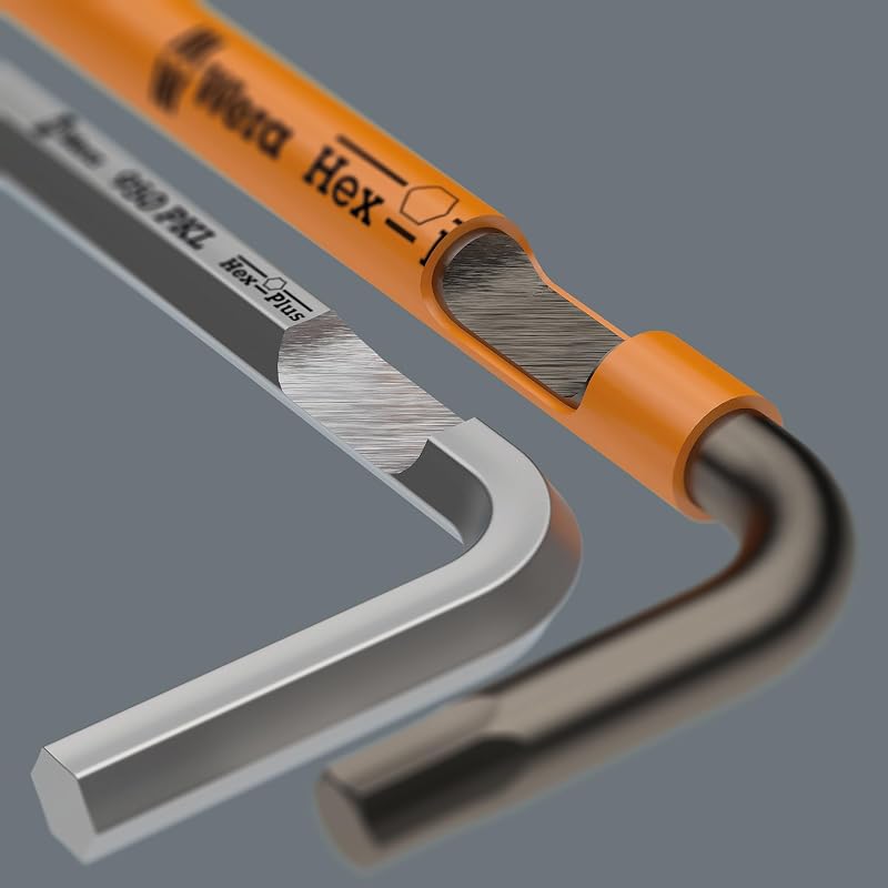 05073593001 950/9 Hex-Plus 1 SB Winkelschlüsselsatz, Mehrfarbig, metrisch, BlackLaser, 9-teilig, Mehrfarbig