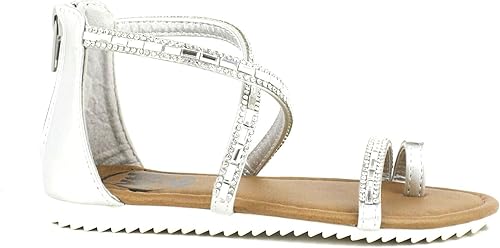 silver sandals size 10