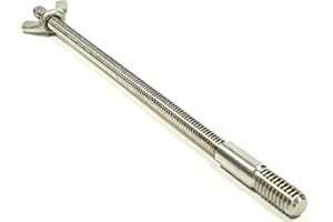 MKMDZ 6" Air Cleaner Stud+Wing Nut+1/4"-20 to 5/16" Adapter Kit For Holley Edelbrock Carburetor