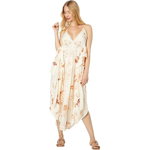 Free People Carmen TIE Back Maxi Dress (Purple Combo) (XS) at Amazon  Women's Clothing store