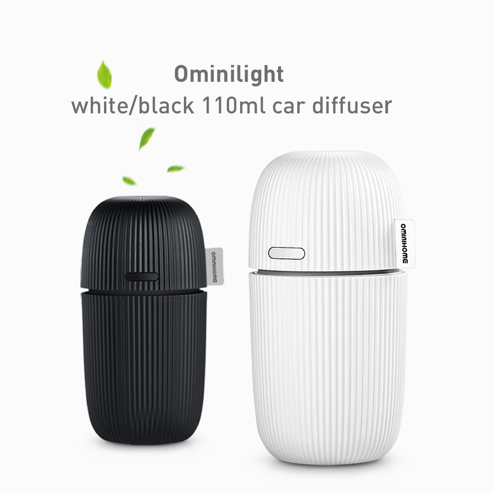 Car USB Diffuser Essential Oils Portable Vehicle-mounted Cool Mist Aromatherapy Humidifier Ultrasonic Mini 110ml Purifier Small Air Freshener for Travel/Office/Study/Home, Birthday Mother\'s Day Gift