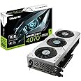GIGABYTE nVidia GeForce RTX 4070 Ti Super EAGLE OC ICE 16GD GDDR6X Video Card, PCI-E 4.0, 2640 Core Clock, RGB Fusion 3x DP 1.4a, 1x HDMI 2.1a, White, GV-N407TSEAGLEOCICE-16GD