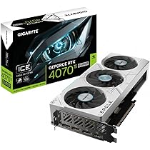Amazon.com: GIGABYTE nVidia GeForce RTX 4070 Ti Super EAGLE OC ICE 