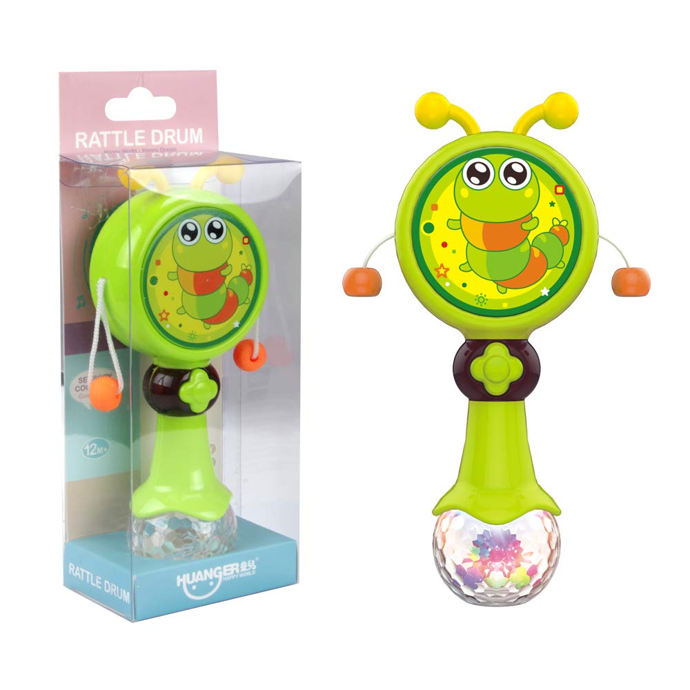 魅力的な Great Toys Store 赤ちゃん用ガラガラと歯固めおもちゃ 多機能付き グリーン He0514 グリーン B07k85dbqj 交換無料 Firstcity Edu My