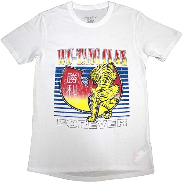 Rock Off officially licensed products Wu-Tang Clan Tiger T Shirt