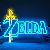 LOZ Neon Sign Gaming Neon Signs for Wall Dimmable LED Light Sign Game Room Decor Neon Light up Sign for Bedroom Boys Room Game Zone Wall Decor Gifts for Gamer Fans
